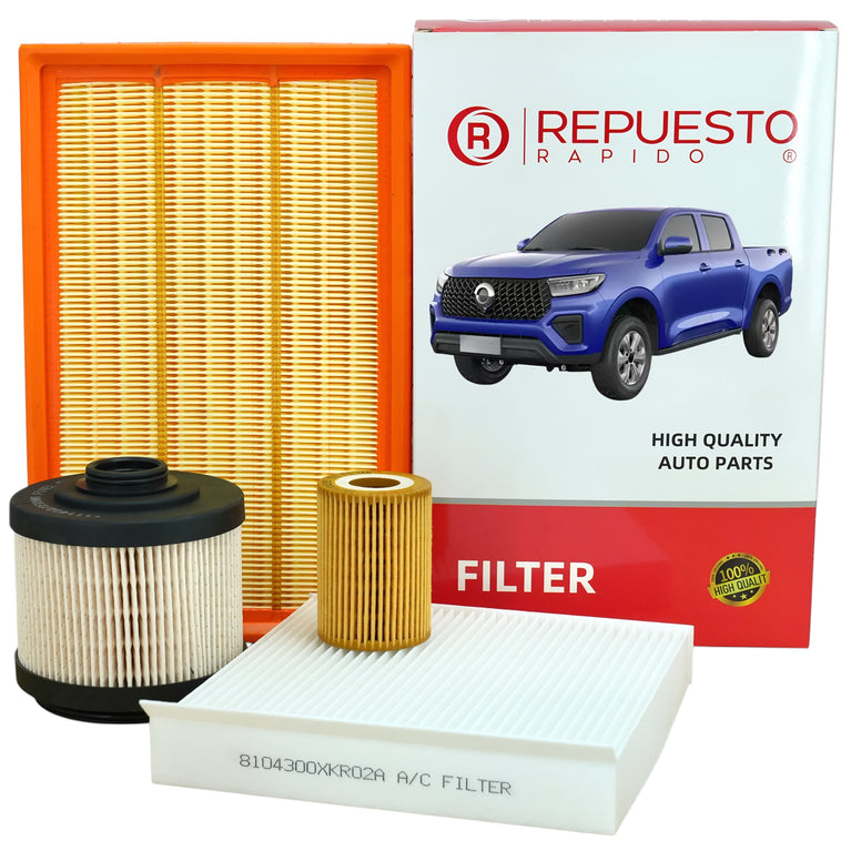 Kit de Filtros Great Wall New Poer 2.0cc 2026 2027 OEM (X4Und)
