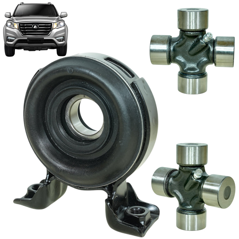 Kit de Crucetas de Cardan X2 + Soporte Great Wall Wingle 5