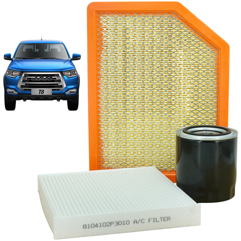 Kit de Filtros Mantencion Jac T8 2.0cc Premium X3 Und