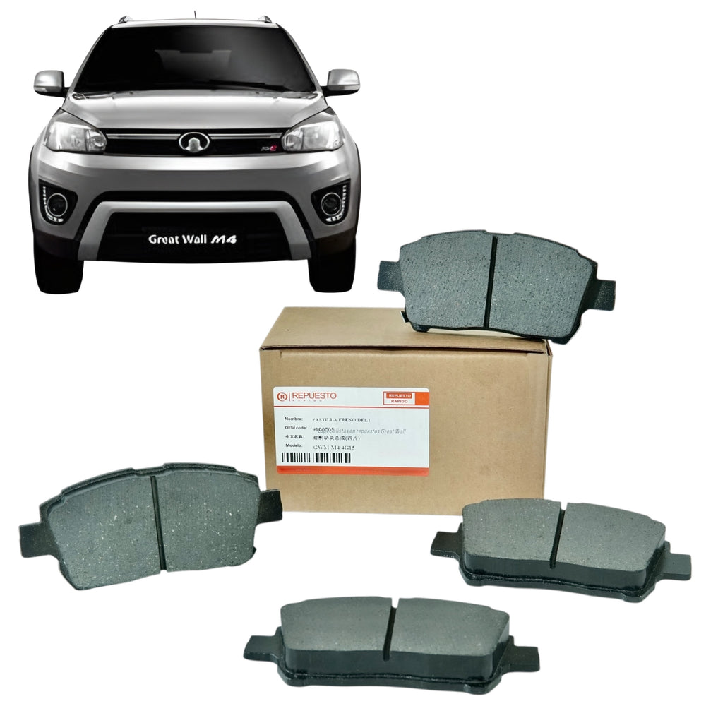 Pastillas de Freno Delanteras Great Wall M4 1.5cc OEM
