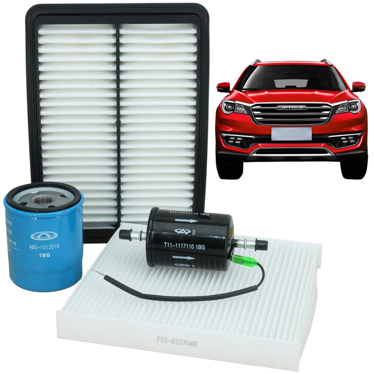 Kit de Filtros Jetour X70 1.5cc AIre, Bencina, Aceite, Polen