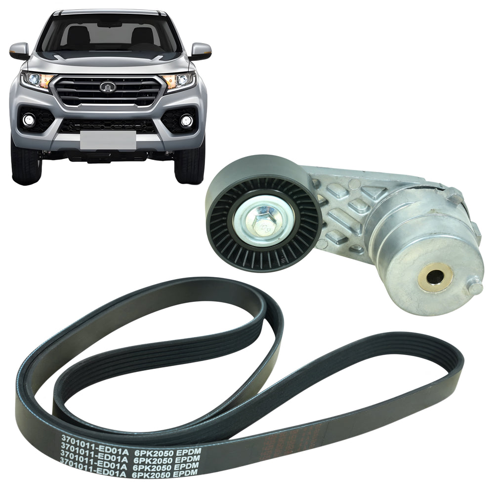 Correa de Alternador y Tensor de Correa Great Wall Wingle 7 2.0cc Diesel