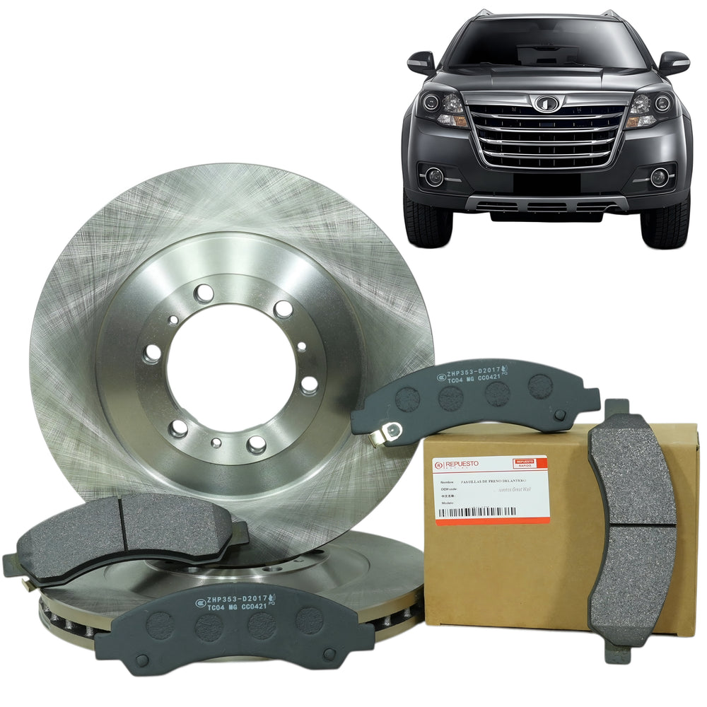 Discos de Freno Delantero + Pastillas de Freno Great Wall Haval H3 2.0cc
