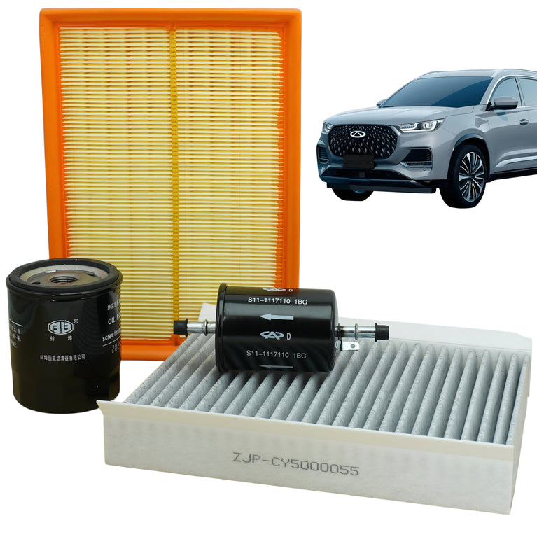 Kit de Filtros Chery Tiggo 8 Pro Max 2.0cc 2023 2027 A/C Aceite Aire Combustible