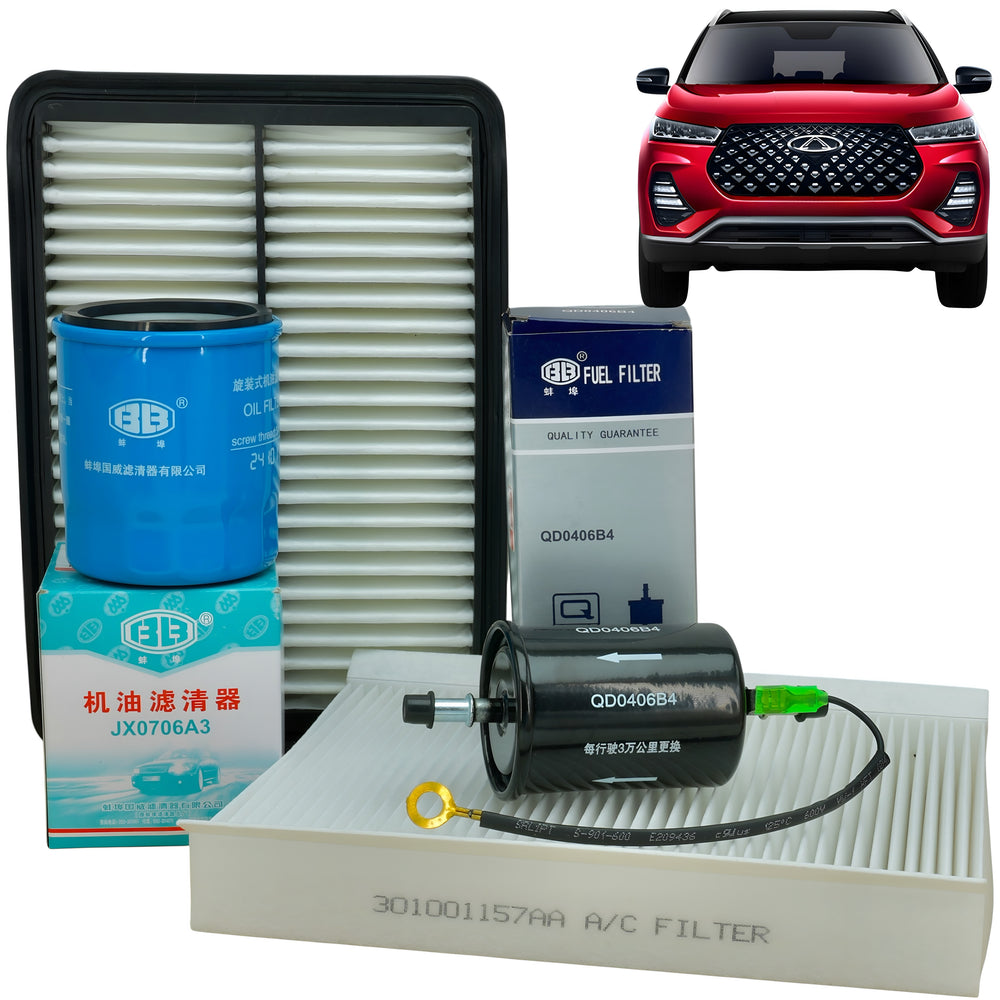 Kit de FIltros Chery Tiggo 7 Pro 1.5cc Premium X4