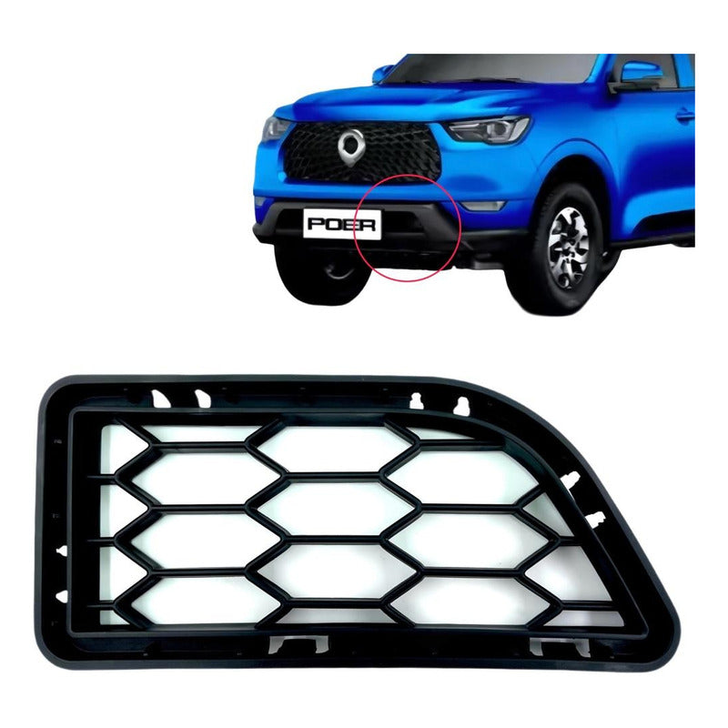 Rejilla Inferior Izquierda Parachoque Great Wall Poer