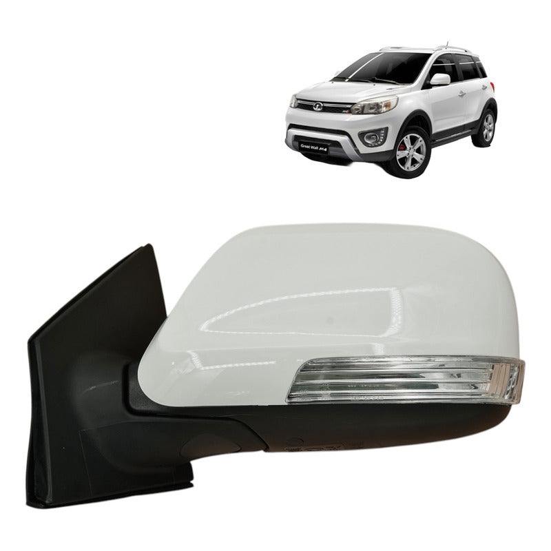 Espejo Retrovisor Great Wall M4 1.5cc Blanco (izquierdo)