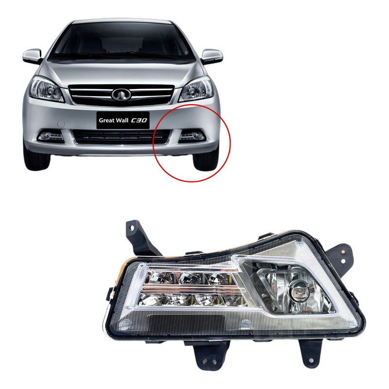 Neblinero Delantero Led Izquierdo Great Wall Voleex C30