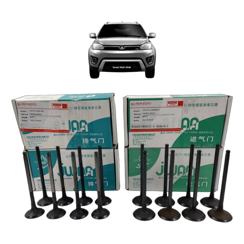 Juego De Valvulas Admision Escape Great Wall M4 1.5cc