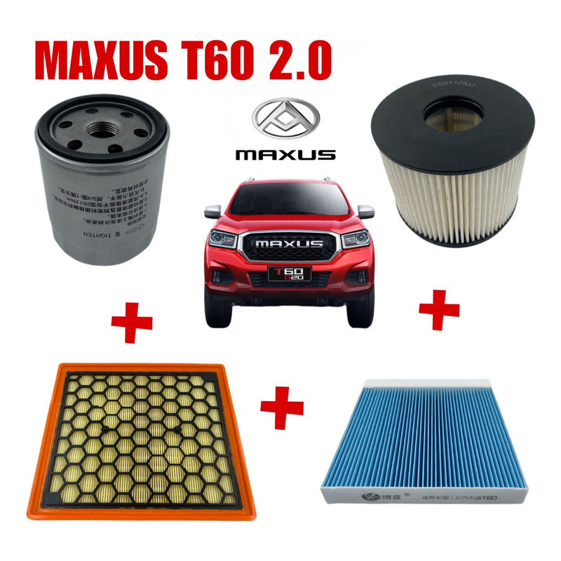 Kit De Filtros Maxus T60 Motor 2.0 Diesel