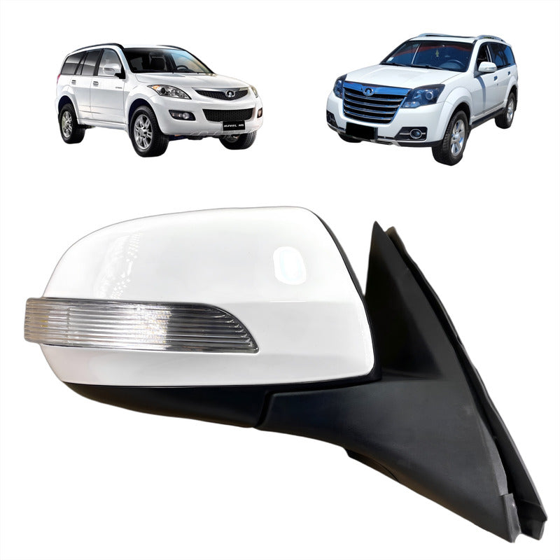 Espejo Derecho Great Wall Haval H3 / H5 Color Blanco