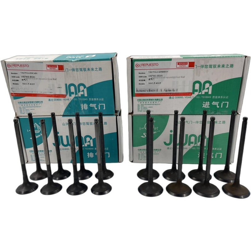 Juego De Valvulas Admision Escape Great Wall M4 1.5cc