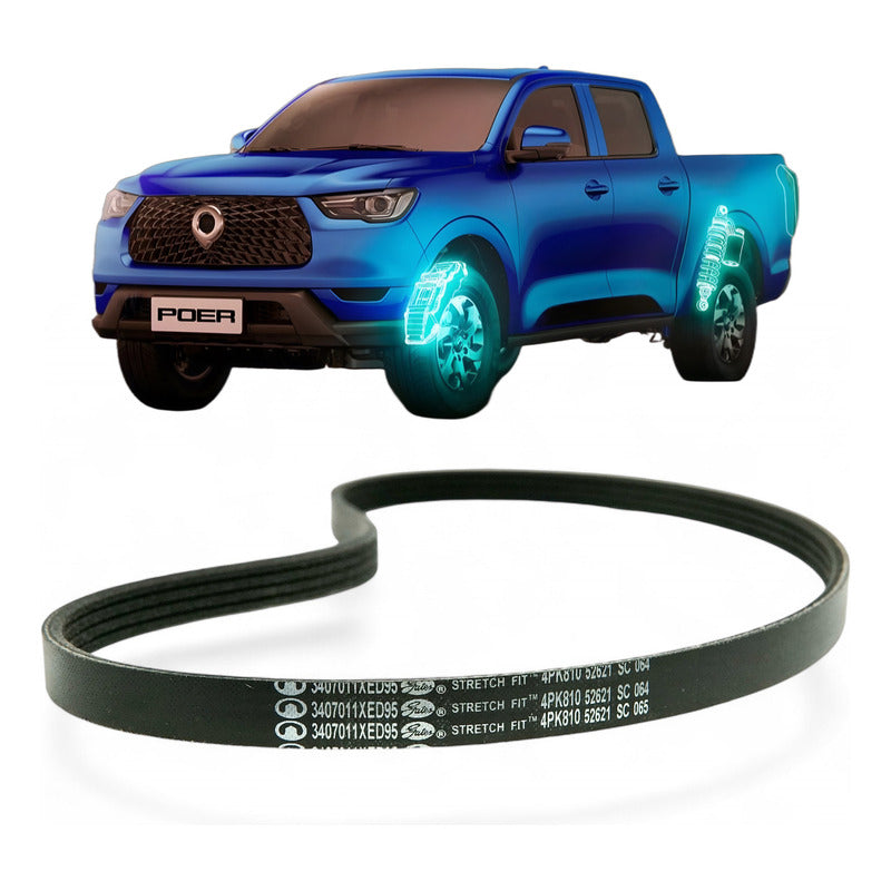 Correa De Direccional Great Wall Poer 2.0 Original