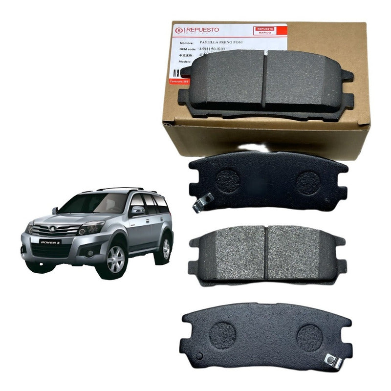 Pastillas Freno Trasera Great Wall Haval New H3 2.0l
