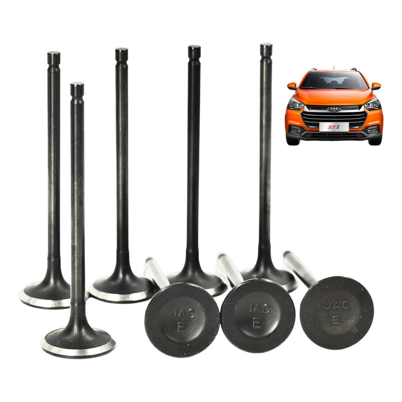 Juego Válvulas Escape De Jac S2 Motor 1.5cc Originales