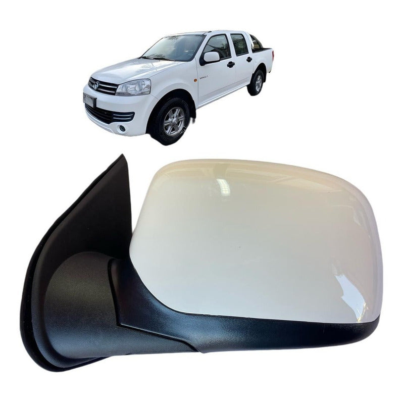 Espejo Great Wall Wingle 5 Izquierdo (electrico Blanco)