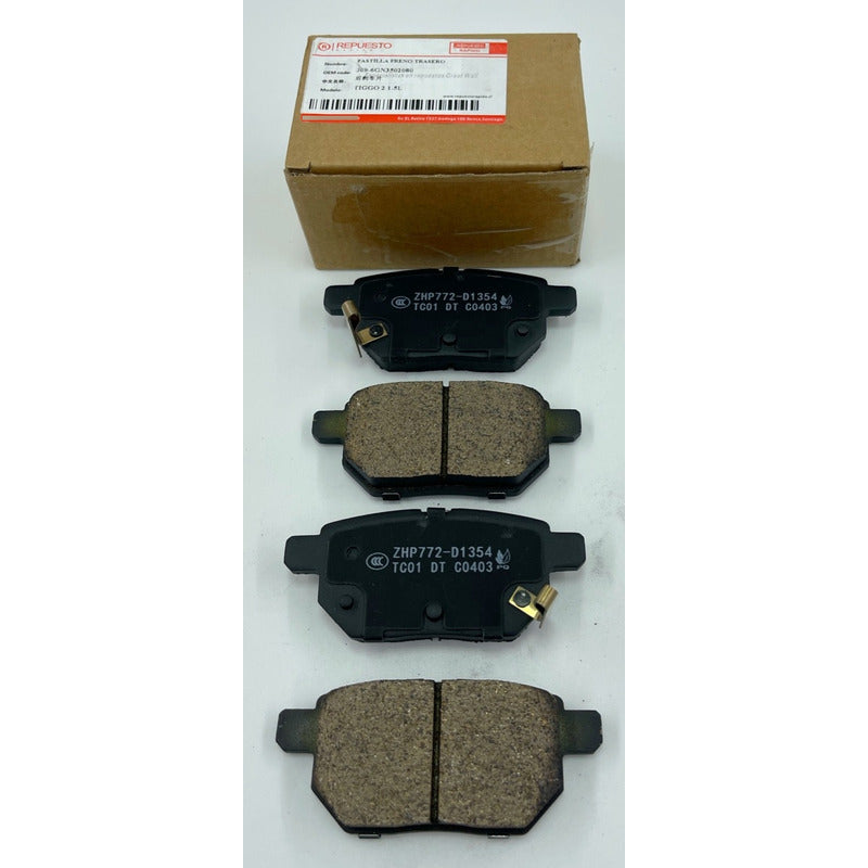 Pastillas Freno Traseras Chery Tiggo 2 1.5cc Original