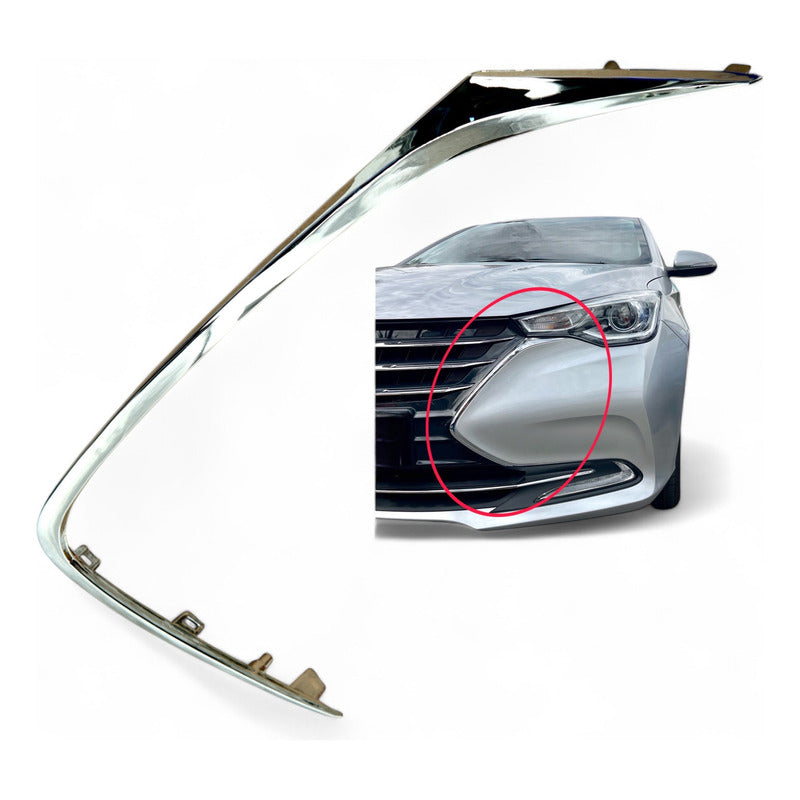 Moldura Mascara Changan Alsvin (cromada Izquierda)