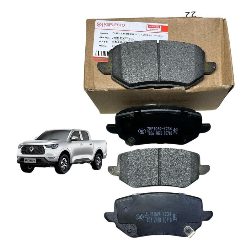 Pastillas De Freno Trasera Great Wall Poer Mecánico