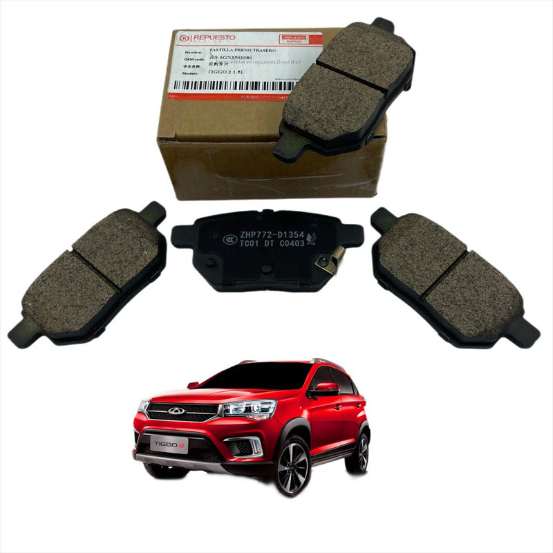 Pastillas Freno Traseras Chery Tiggo 2 1.5cc Original