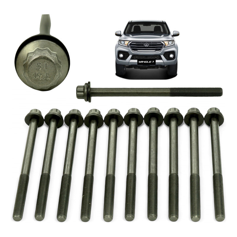 Pernos De Culata Great Wall Wingle 7 2.0 Diesel