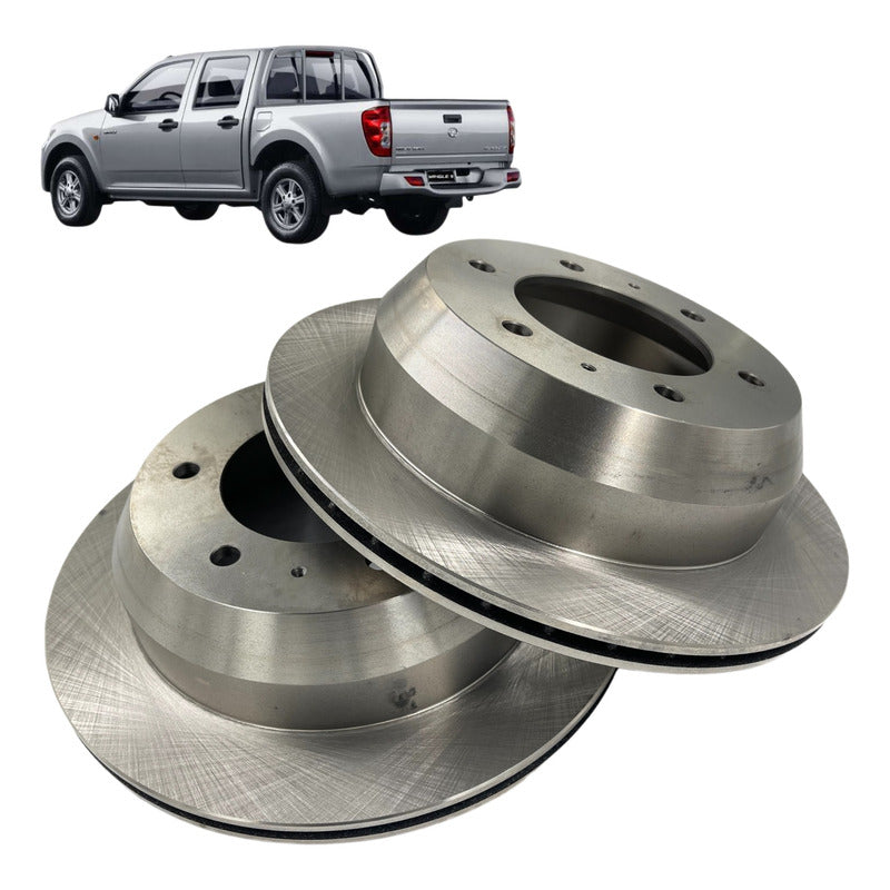 Par De Discos De Freno Great Wall Wingle 5 2.0cc Traseros