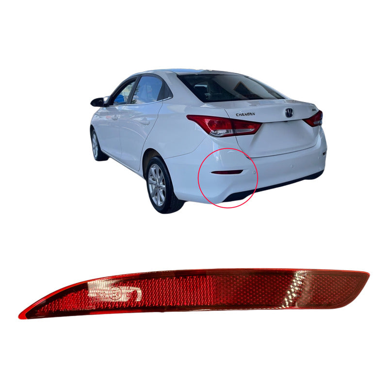 Reflectante Parachoque Trasero Changan Alsvin (izquierdo)