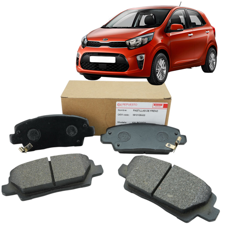 Pastilla de Freno Delantero Kia Morning 1.0/1.2 2017-2022