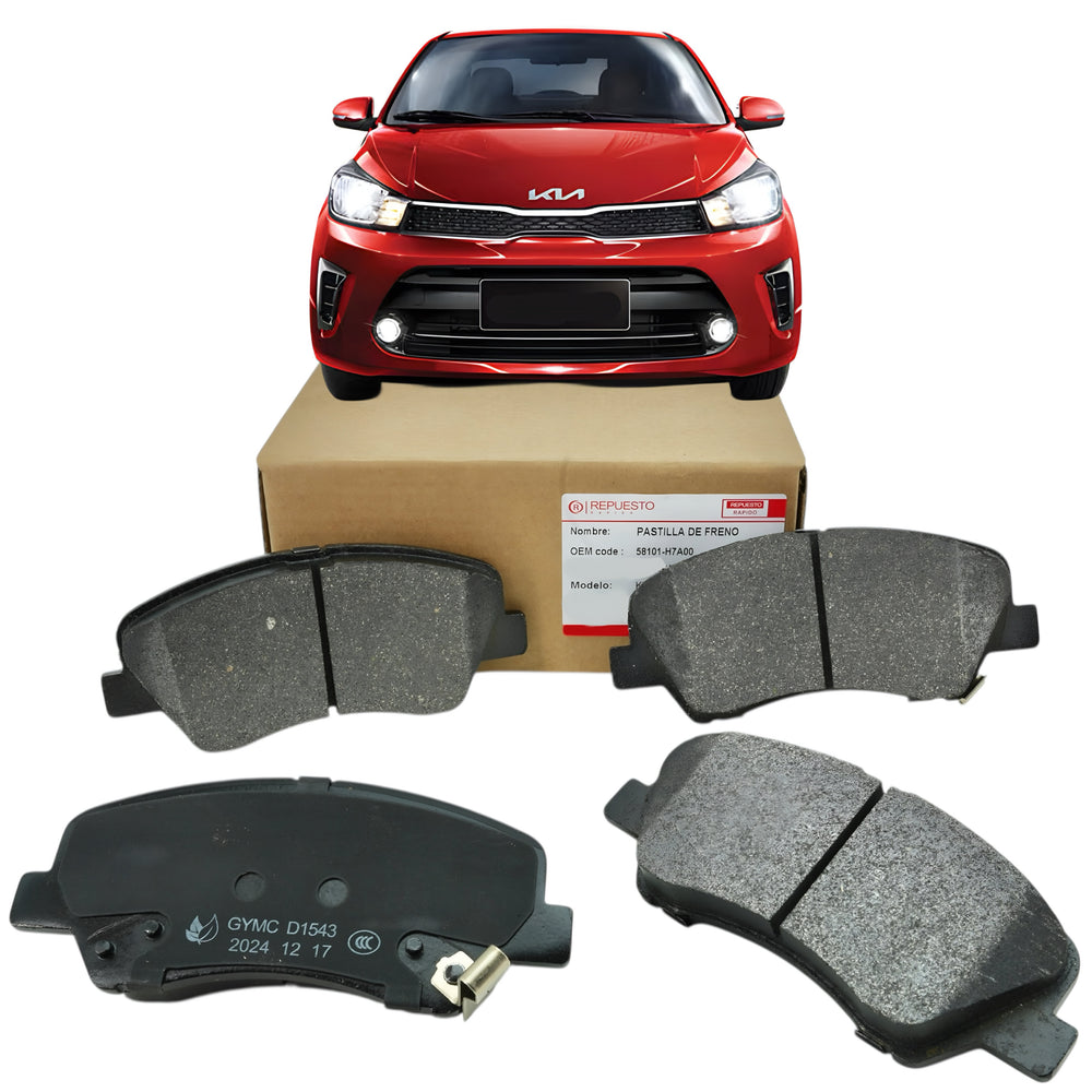 Pastillas de Freno Delanteras Kia Soluto 1.4cc 2021-2025
