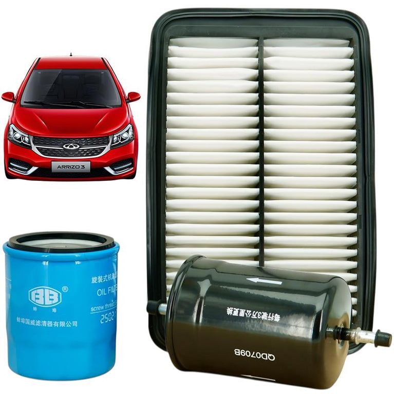 Kit de Filtros X3 Chery Arrizo 3 1.5cc Aire Aceite Bencina
