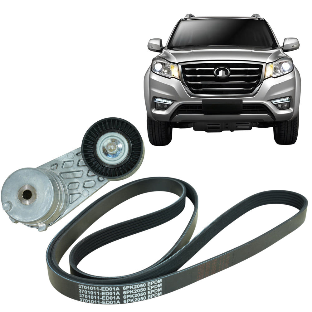 Correa de Alternador y Tensor de Correa Great Wall Wingle 6 2.0cc Diesel