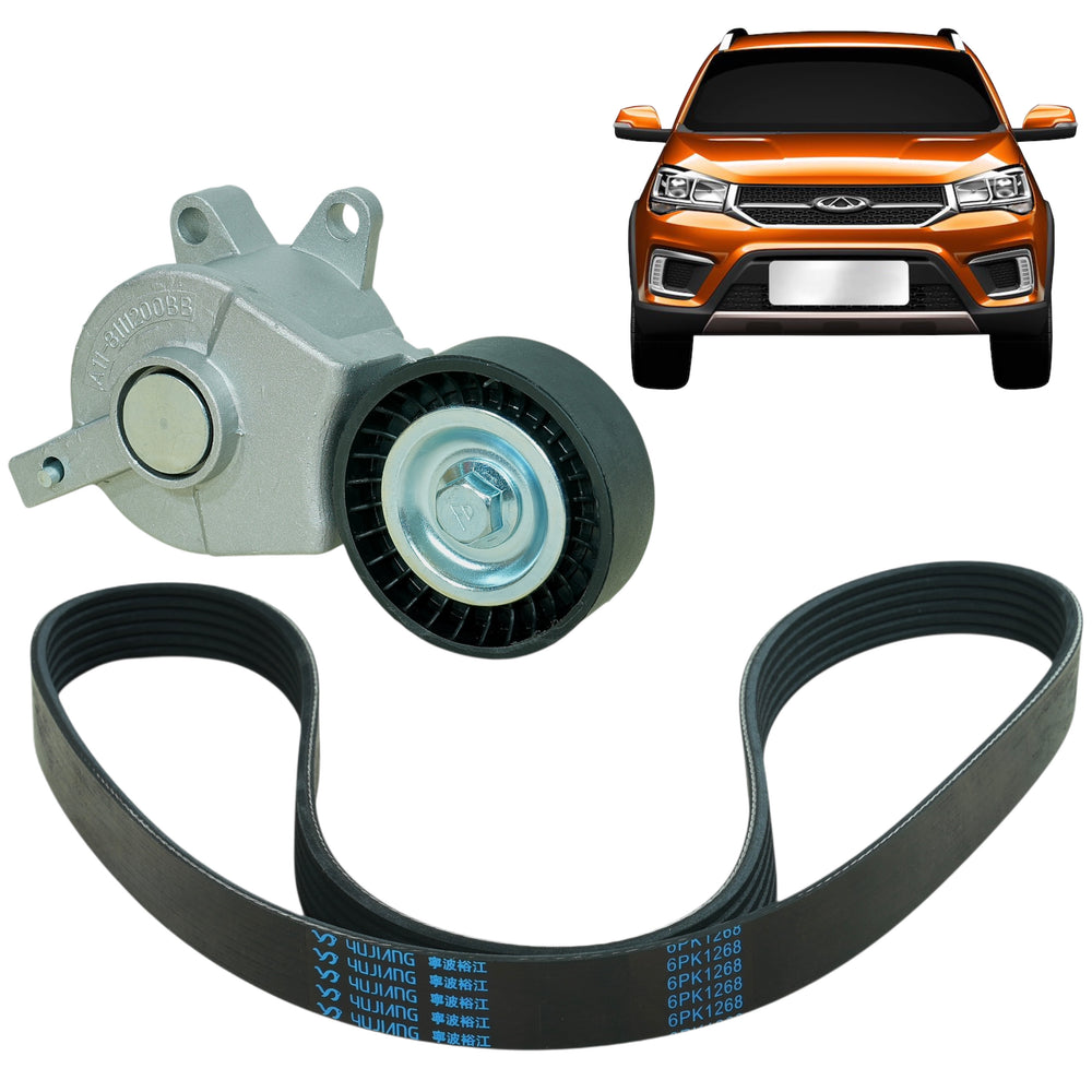 Tensor y Correa de Alternador Chery Tiggo 2 1.5cc