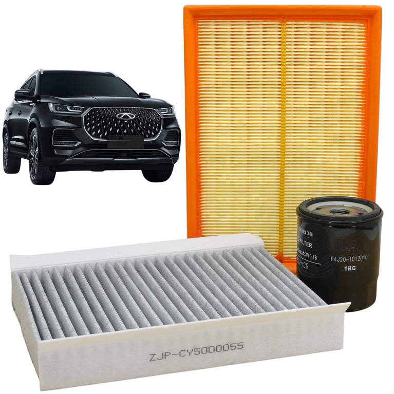 Kit de Filtros Chery Tiggo 8 Pro Max 2.0cc 2023 2027  A/C Aceite Aire