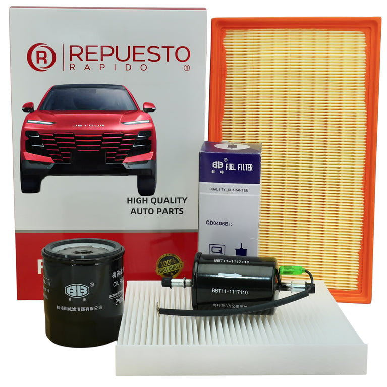 Kit de Filtros Mantencion Jetour Dashing 1.6cc OEM X4un
