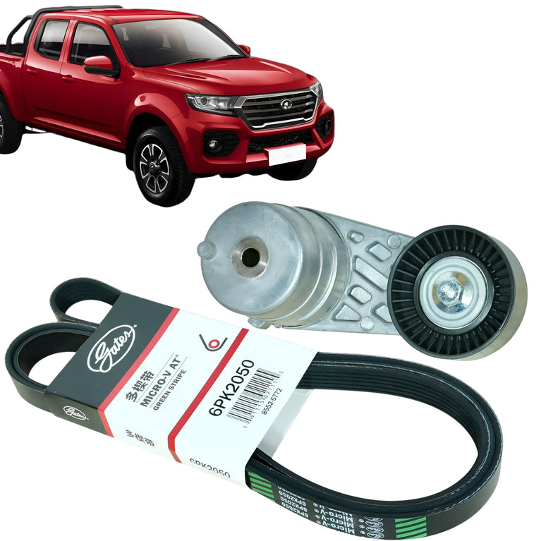 Correa de Alternador Gates y Tensor de Correa Great Wall Wingle 7 2.0cc Diesel