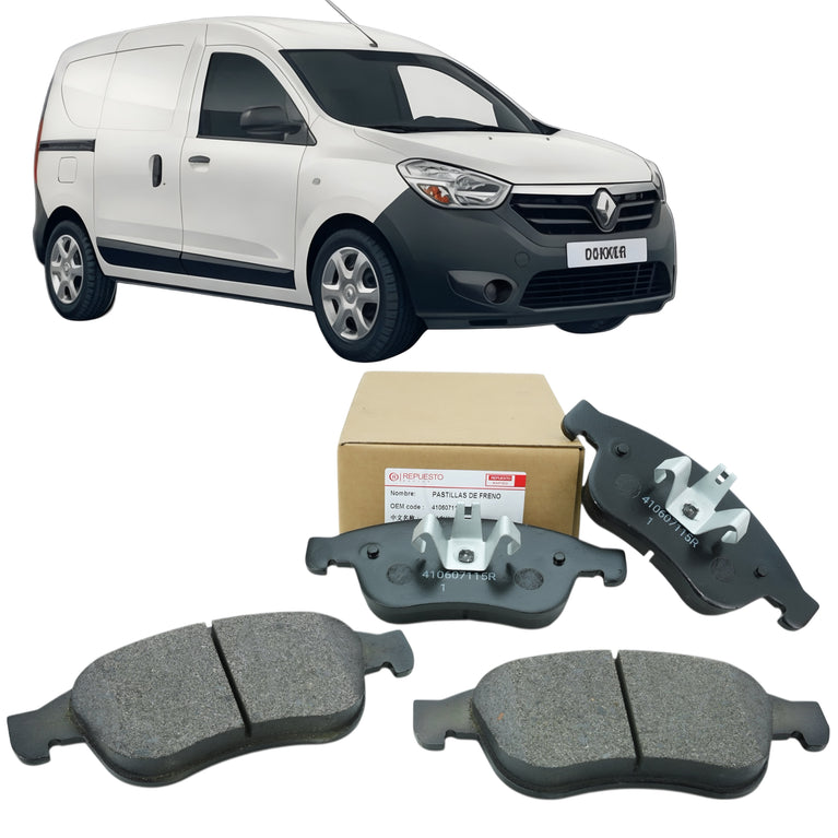 Pastillas de Freno Delanteras Renault Dokker 1.6cc 2012-2023