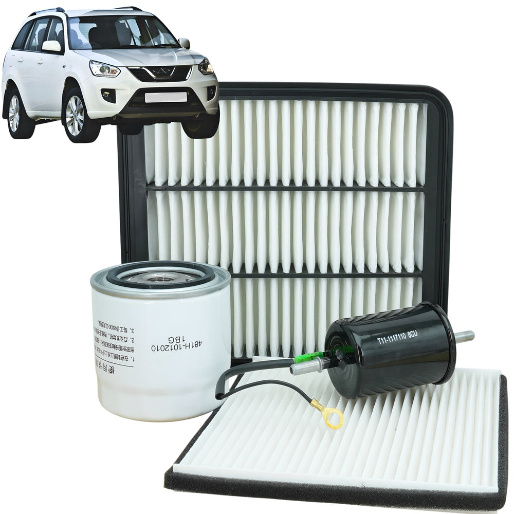 Kit de Filtros Chery Tiggo 1.6cc AIre Aceite OEM