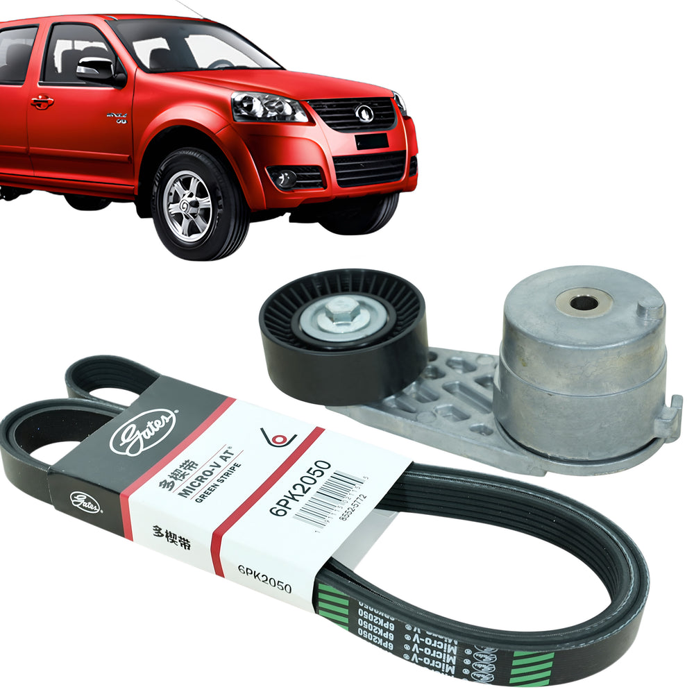 Correa de Alternador Gates y Tensor Great Wall Wingle 5 2.0cc Diesel