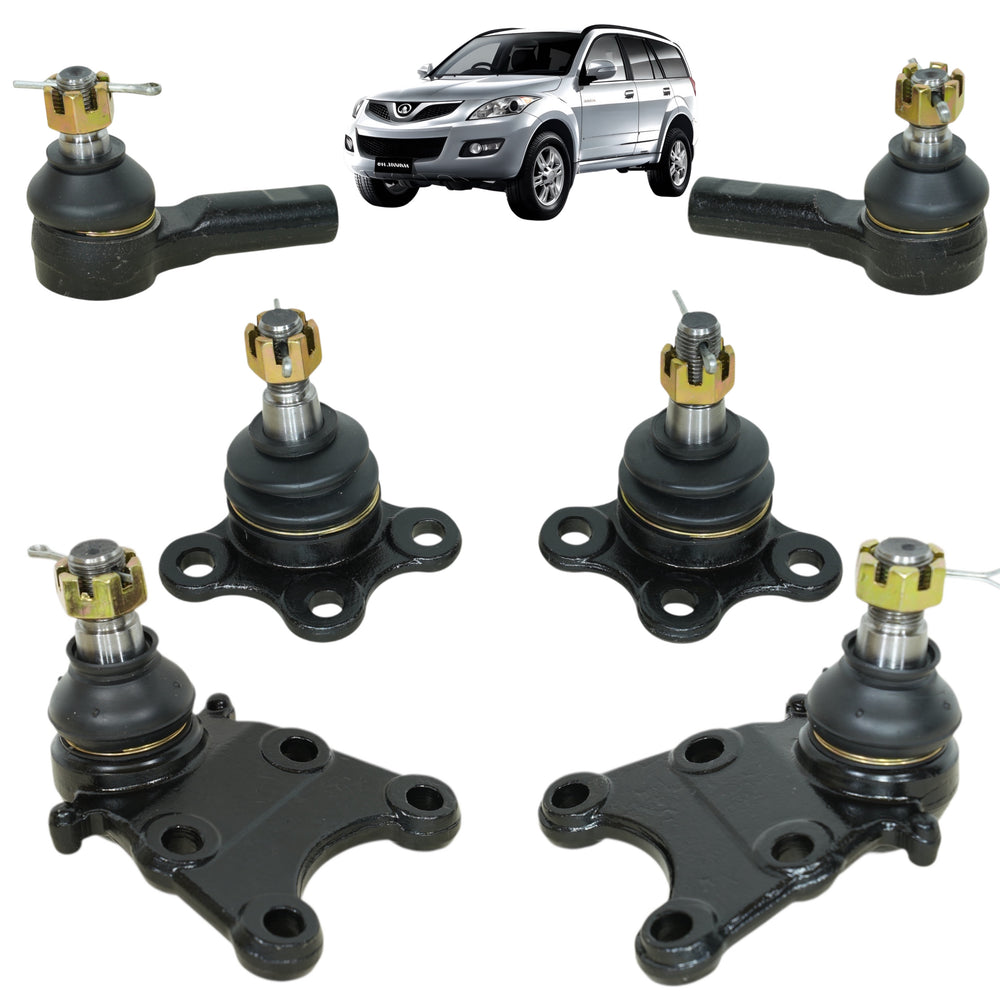 Kit de Rotulas Superior Inferior + Terminales Haval H5 2.4cc