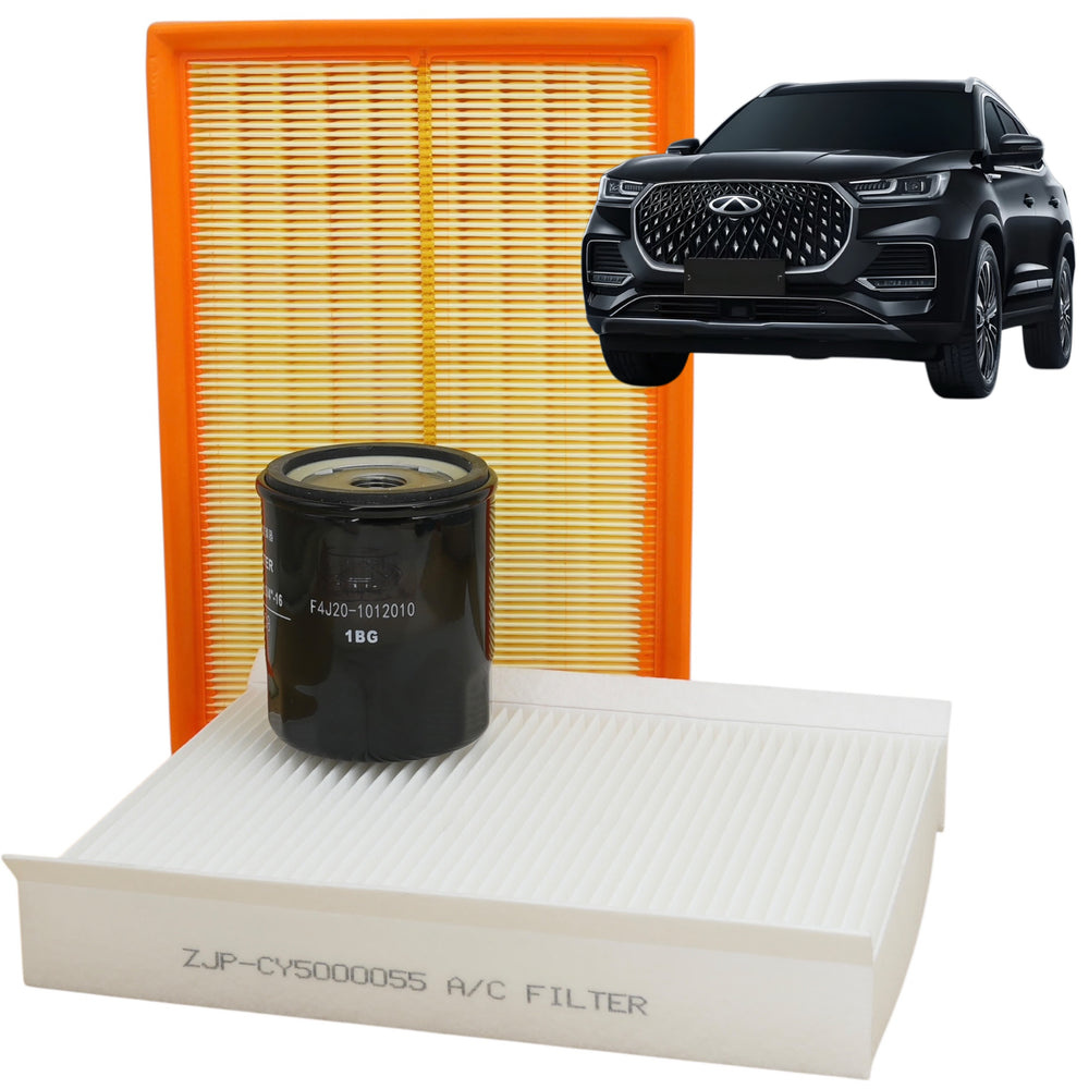 Kit de Filtros Chery Tiggo 8 Pro Max 2.0cc 2023 2027 (3 Unidades)