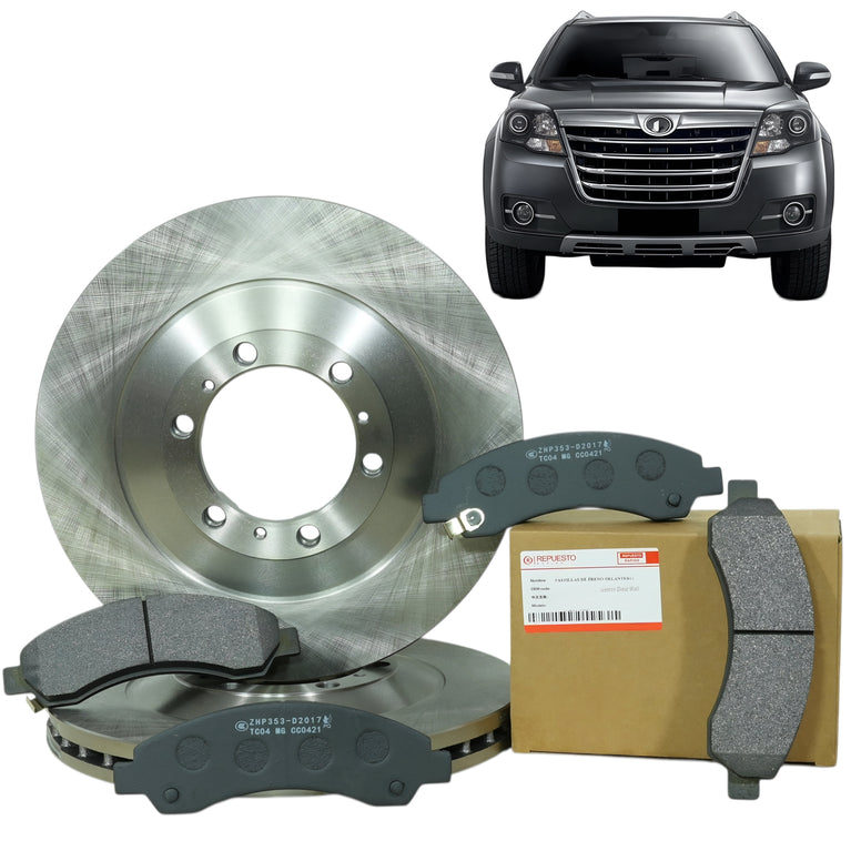 Discos de Freno Delantero + Pastillas de Freno Great Wall Haval H3 2.0cc