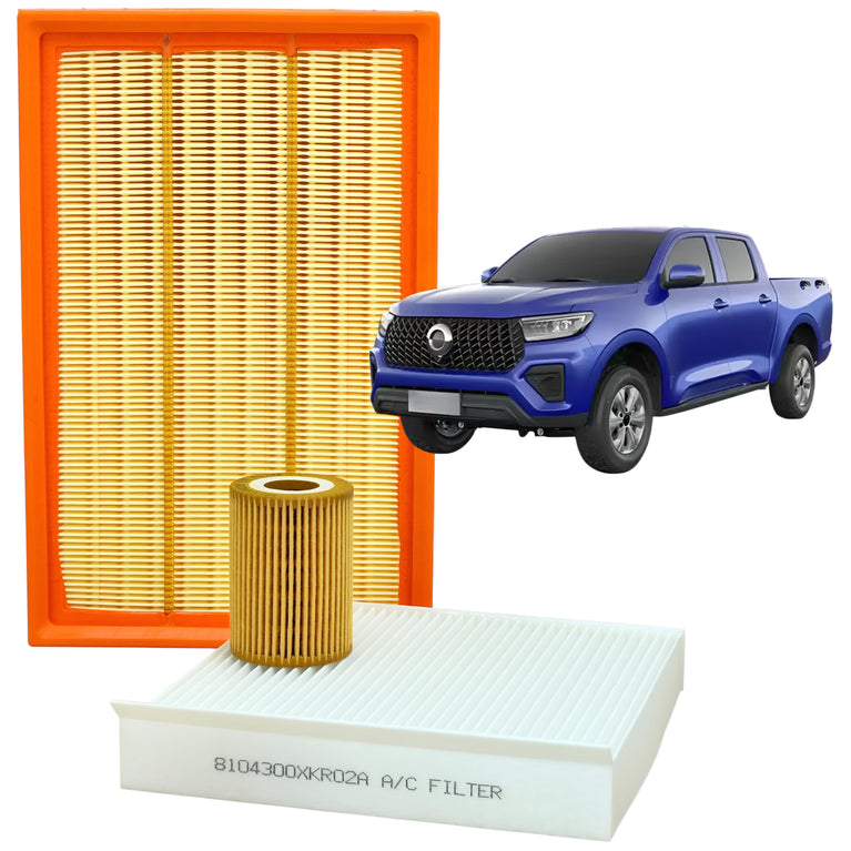Kit de Filtros Mantencion Great Wall New Poer 2.0cc 2026 2027 OEM (X3Und)