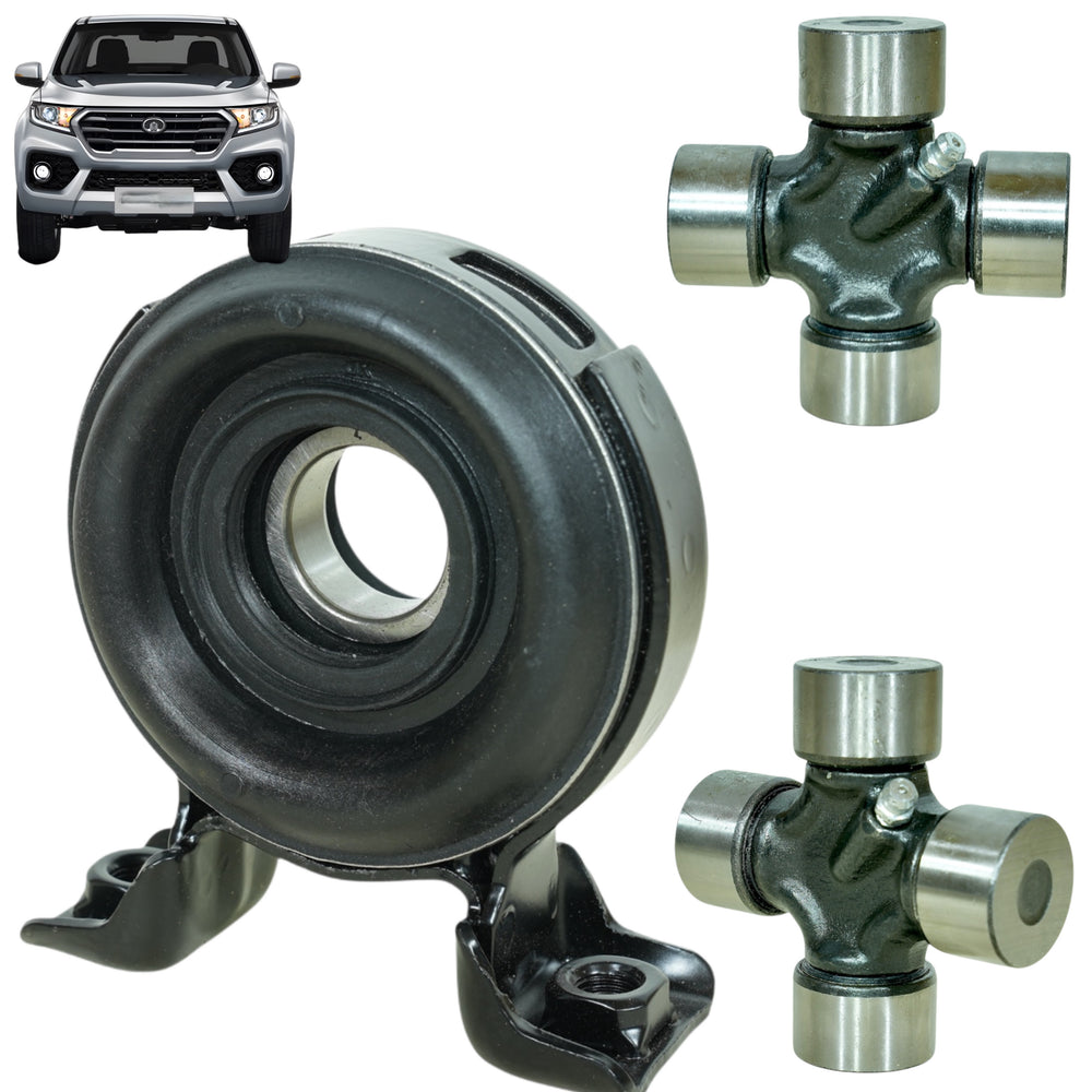 Kit de Crucetas de Cardan X2 + Soporte Great Wall Wingle 7