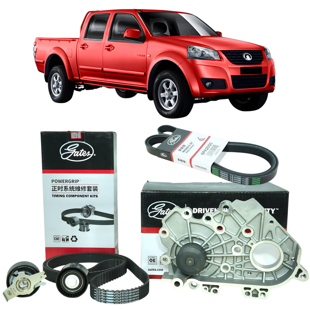 Kit de Distribucion + Bomba y Correa Original Gates Great Wall Wingle 5 2.0cc Diesel
