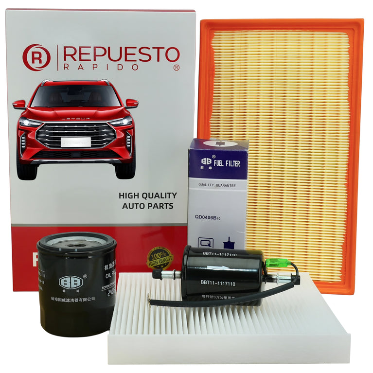 Kit de Filtros Mantencion Jetour X70 Plus 1.6cc OEM X4un