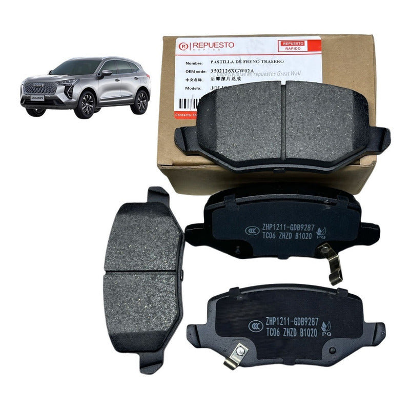 Pastillas De Freno Traseras - Great Wall Haval Jolion