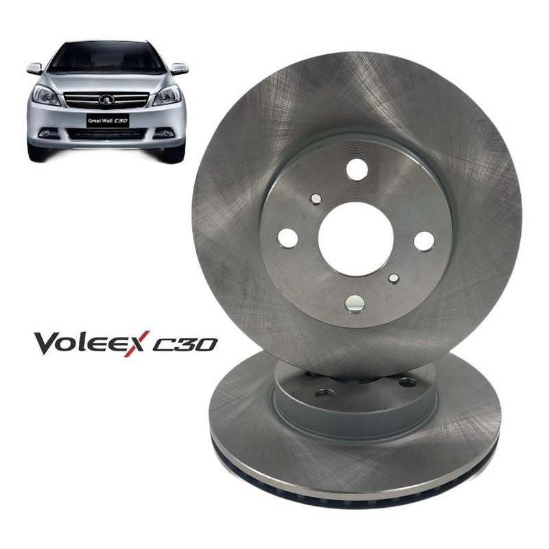 Discos De Freno Delantero Great Wall Voleex C30 (el Par)