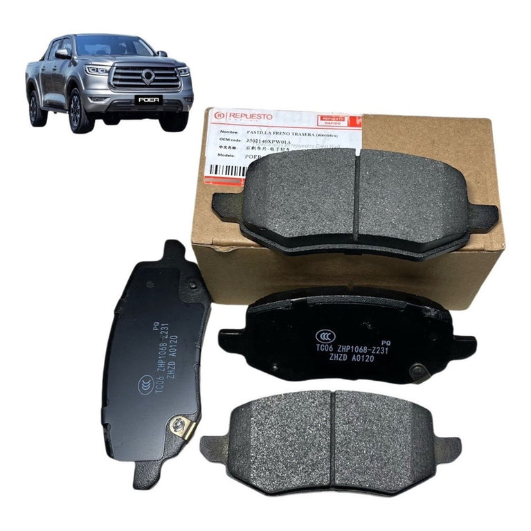 Pastillas De Freno Traseras Great Wall Poer 2.0 (automatica)