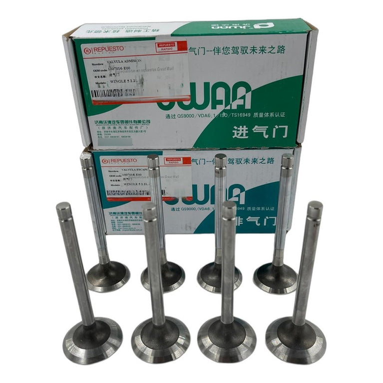 Valvulas De Admision Escape Great Wall Wingle 5 2.2 Bencina
