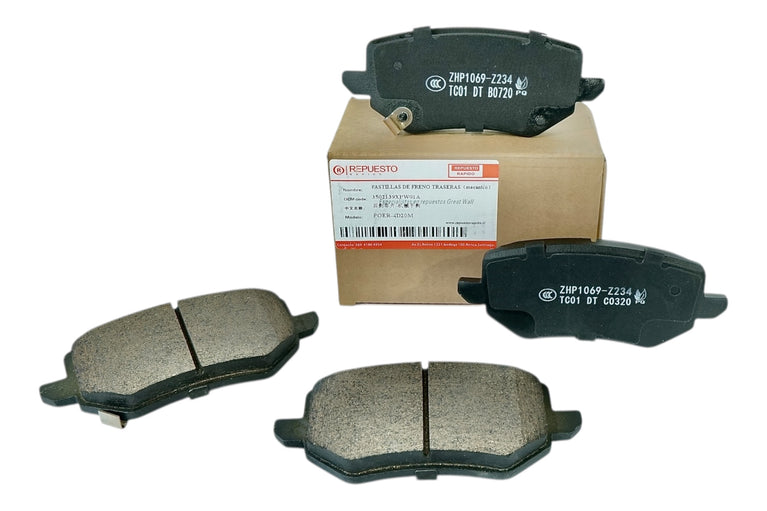 Discos de Freno Traseros Originales + Pastillas de Freno OEM Great Wall Poer MT